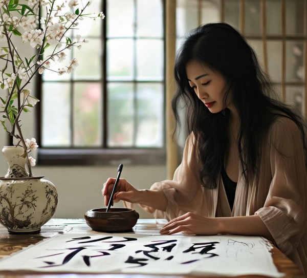 诗意生活，书法四韵