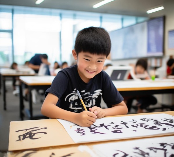 探索书法之美，三年级学生的新时代新生活篇章