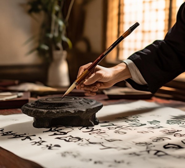 墨舞笔尖间，书法让生活艺术化