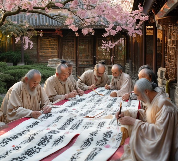 古韵流香，十位书法家与四溢的文化传承画卷