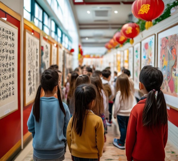一年级校园生活书法作品赏析之旅
