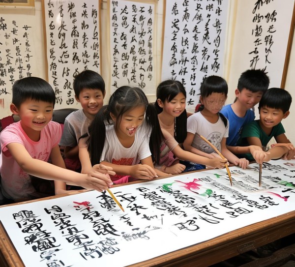 暑假书法之旅，四年级轻松学书法，传承经典文化韵味
