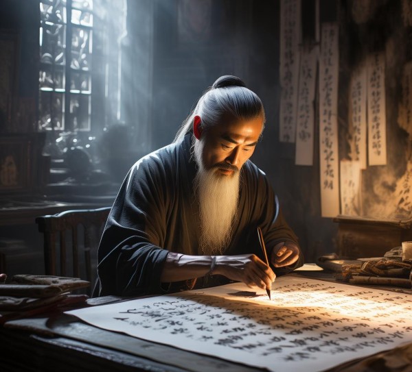 书法理论中的哲学辩证，有他无我，我有无他
