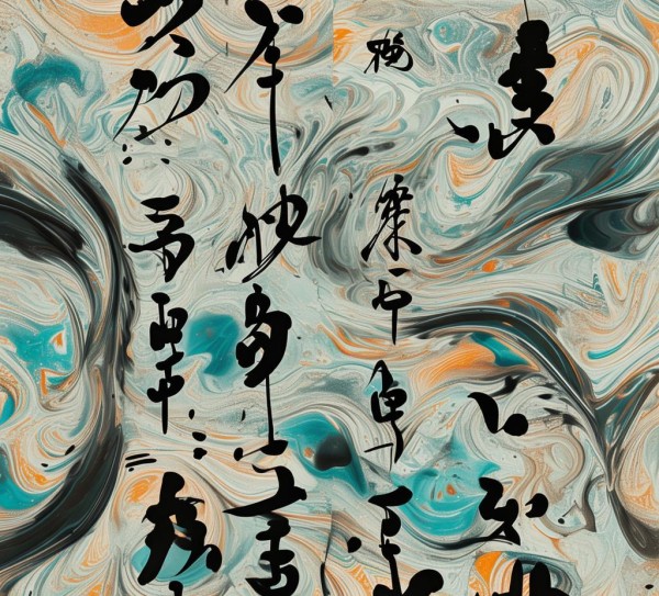 墨舞飞扬，动态背景书法艺术赏析