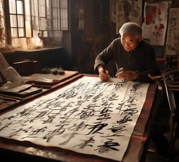 墨舞丹青间，书法老师的生活艺术轨迹